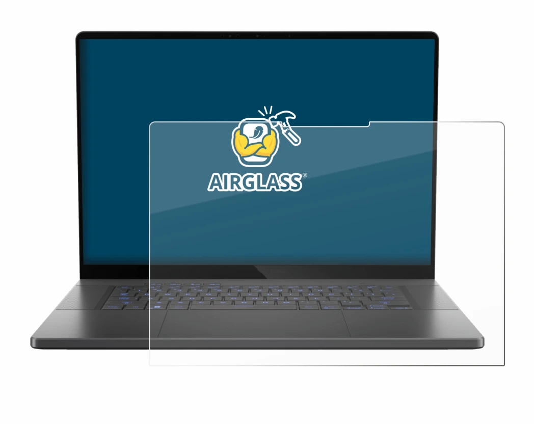 Image of the device ASUS ROG Zephyrus G16 2024 with a wide variety of screen protectors.