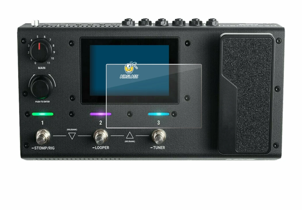 Image of the device Headrush MX5 with a wide variety of screen protectors.