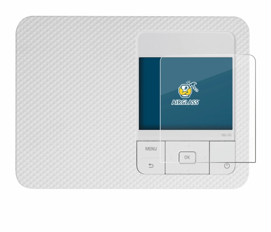 Image of the device Canon Selphy CP1500 with a wide variety of screen protectors.