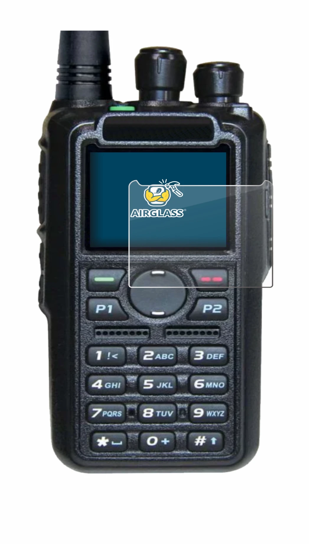 Image of the device AnyTone AT-D878UV II Plus with a wide variety of screen protectors.