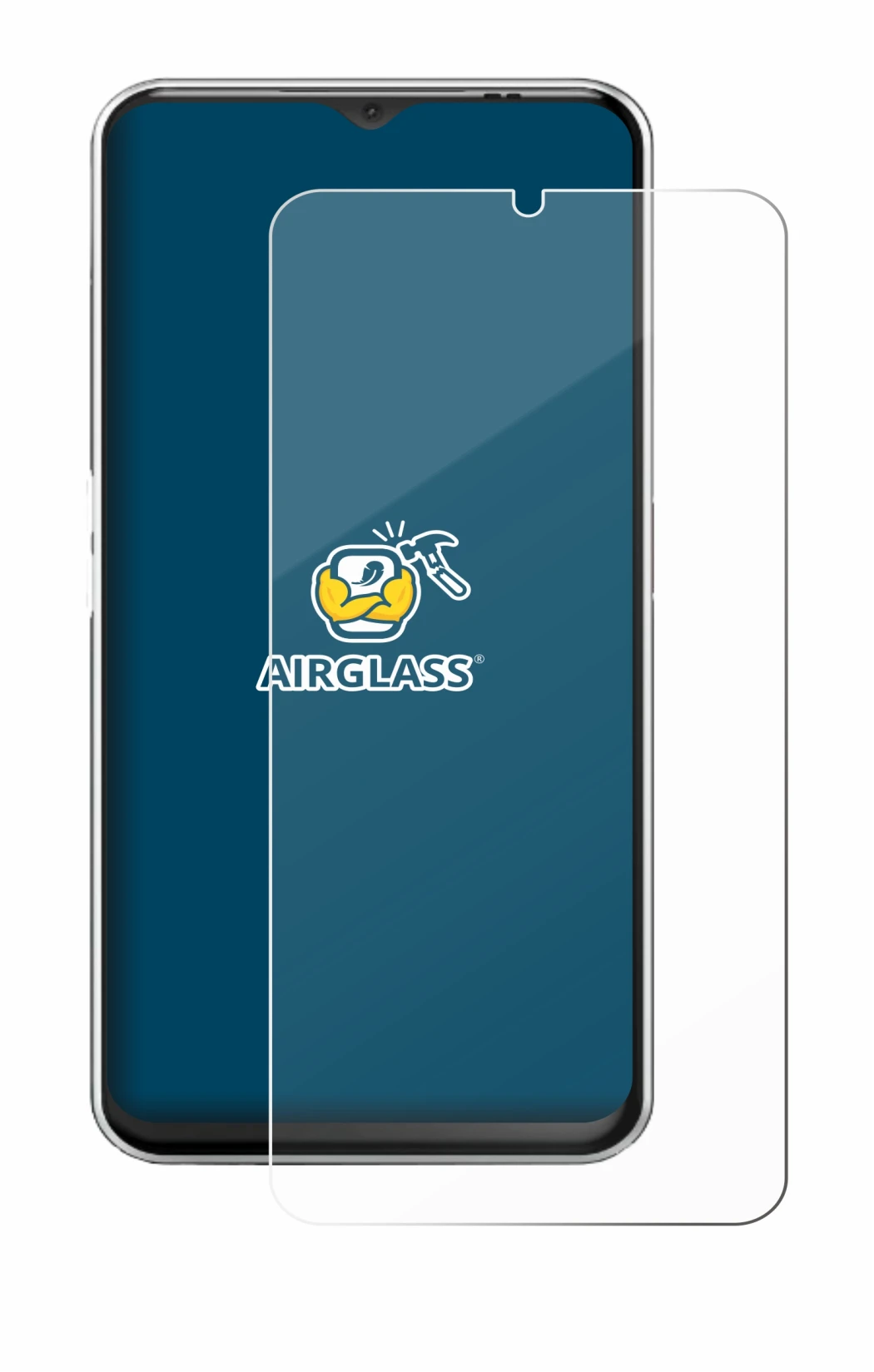 Image of the device Emporia ME.6 with a wide variety of screen protectors.