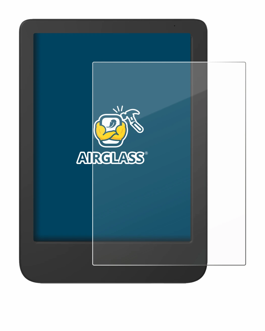 Image of the device Tolino Shine 5 Color 2024 with a wide variety of screen protectors.