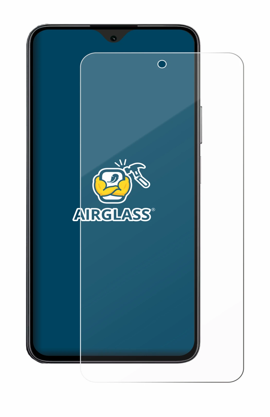 Image of the device Honor 90 Smart with a wide variety of screen protectors.