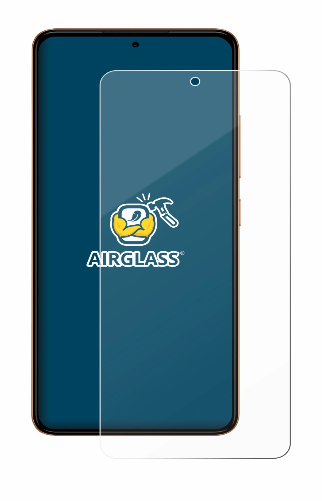 Image of the device HMD Pulse Plus with a wide variety of screen protectors.