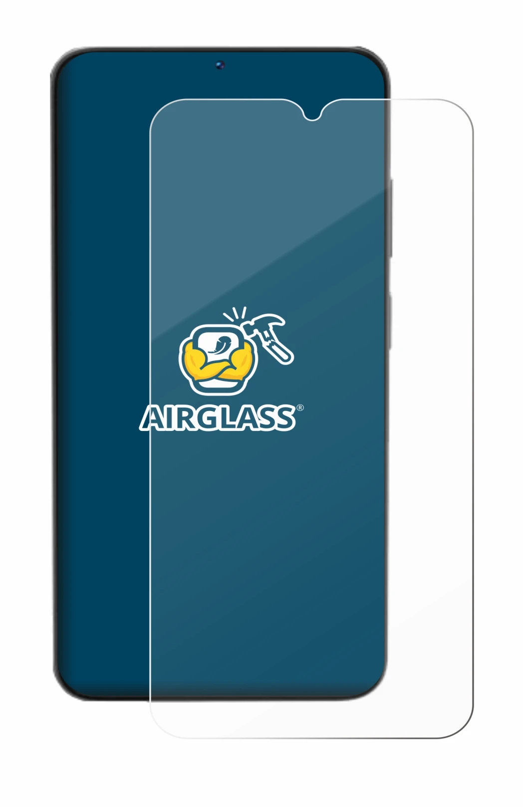 Image of the device Doogee N55 with a wide variety of screen protectors.