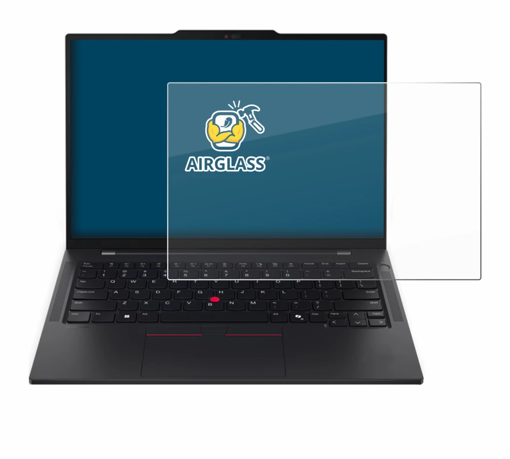 Image of the device Lenovo ThinkPad T14s Gen 6 with a wide variety of screen protectors.