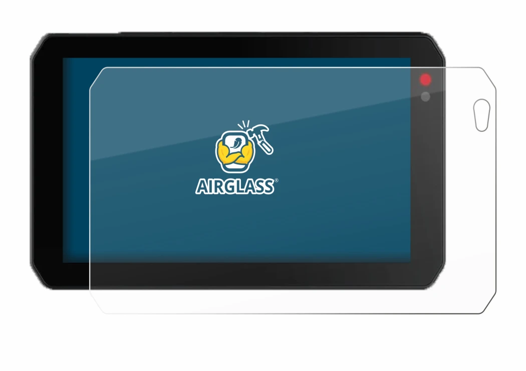 Image of the device Chigee AIO-5 Lite with a wide variety of screen protectors.