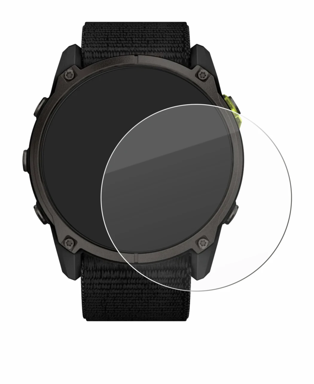 Image of the device Garmin Enduro 3 with a wide variety of screen protectors.