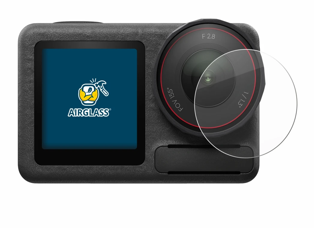 Image of the device DJI Osmo Action 5 Pro (Lens) with a wide variety of screen protectors.