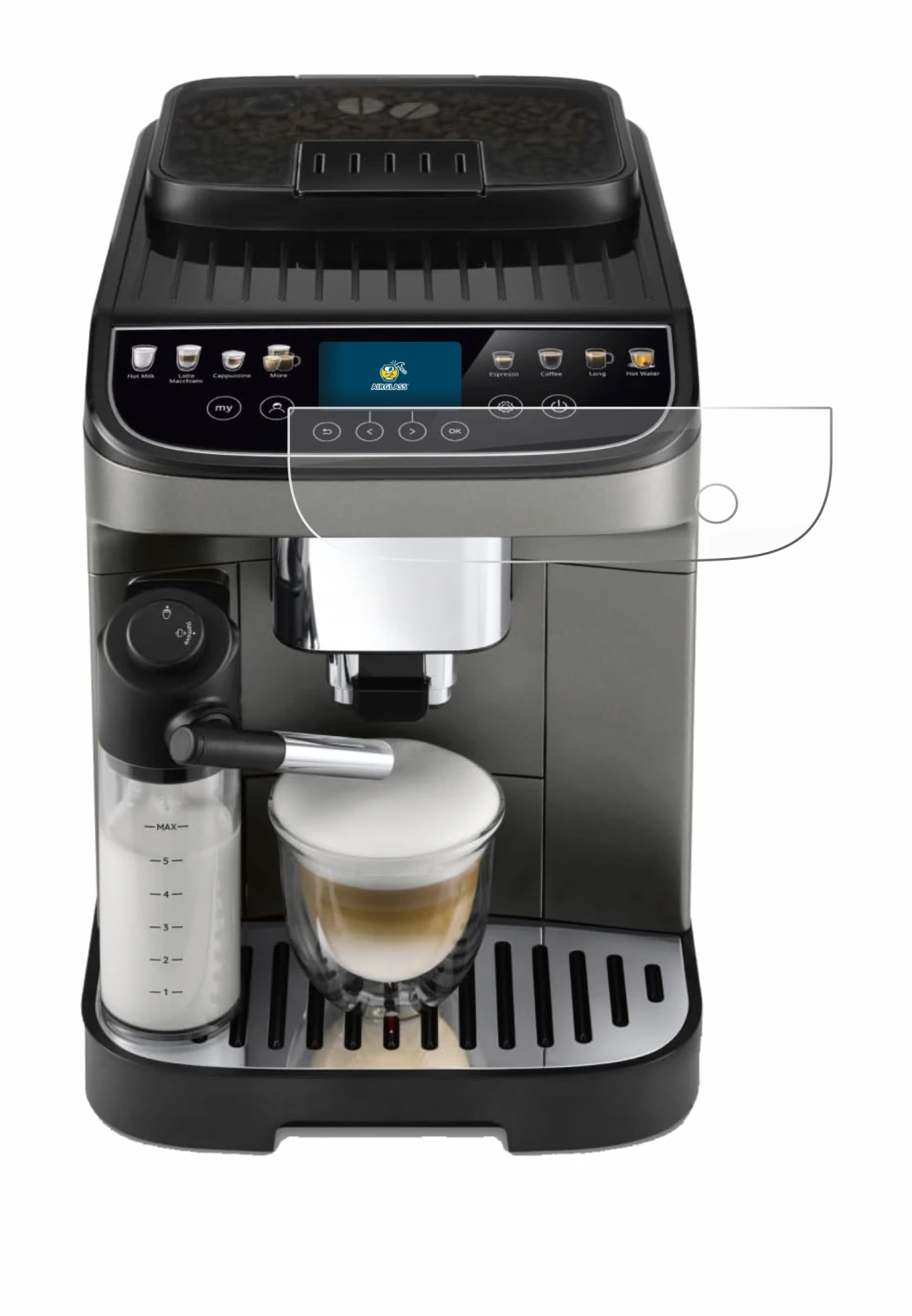 Image of the device DeLonghi Magnifica Evo Next with a wide variety of screen protectors.