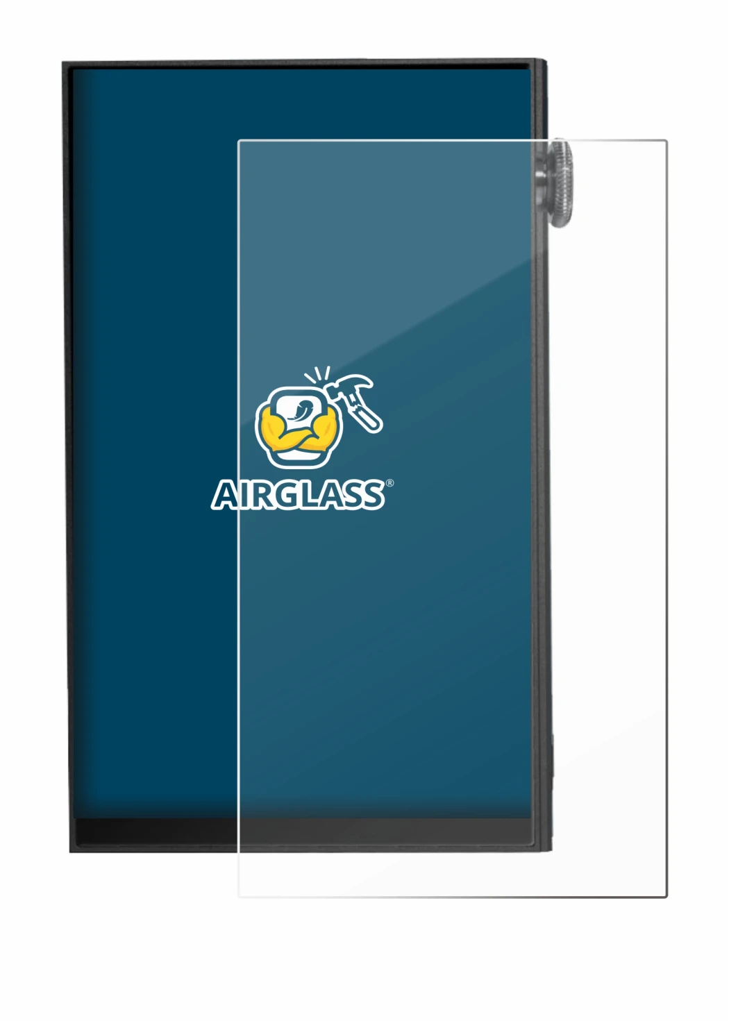 Image of the device iBasso DX180 with a wide variety of screen protectors.