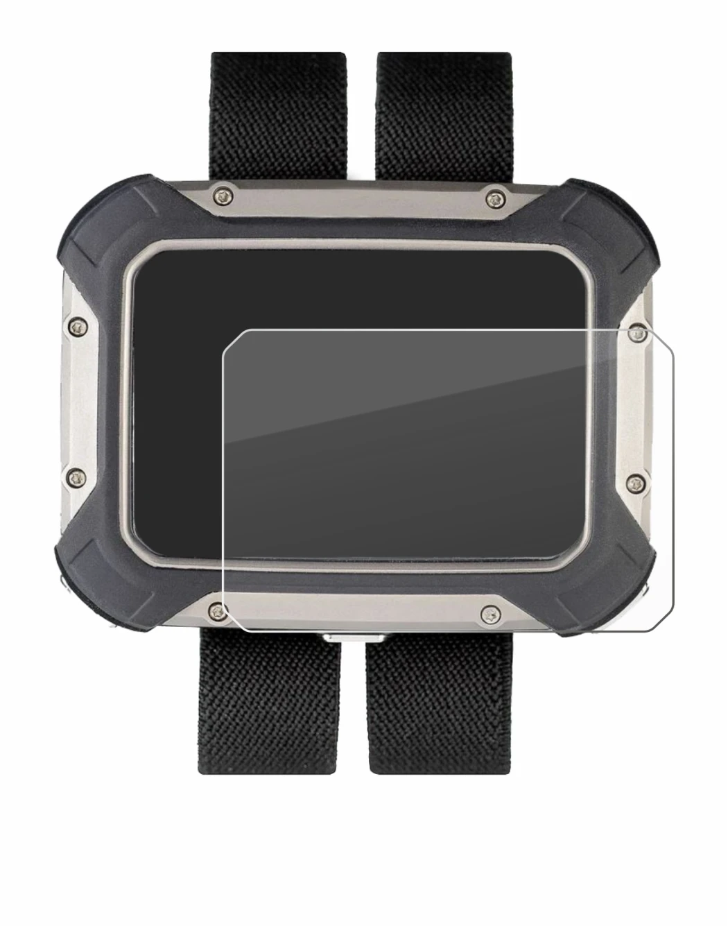 Image of the device Apeks DSX with a wide variety of screen protectors.