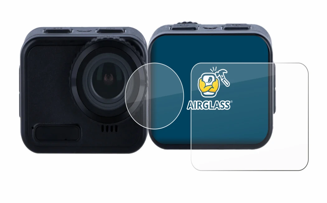 Image of the device Rollei 9s Cube with a wide variety of screen protectors.