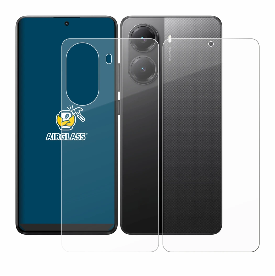 Image of the device Xiaomi Poco X7 Pro (Front+Back) with a wide variety of screen protectors.