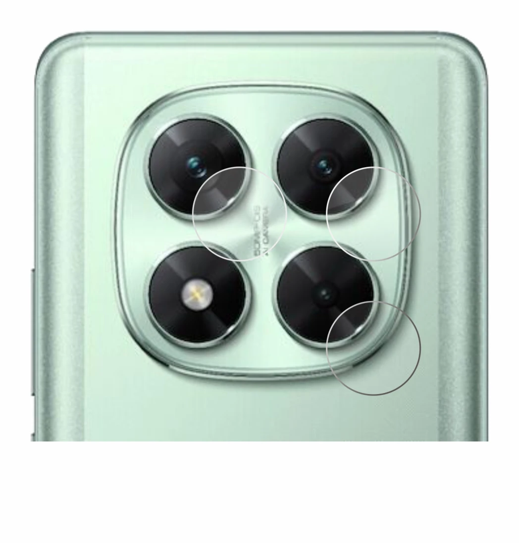 Image of the device Xiaomi Poco X7 (ONLY Camera) with a wide variety of screen protectors.