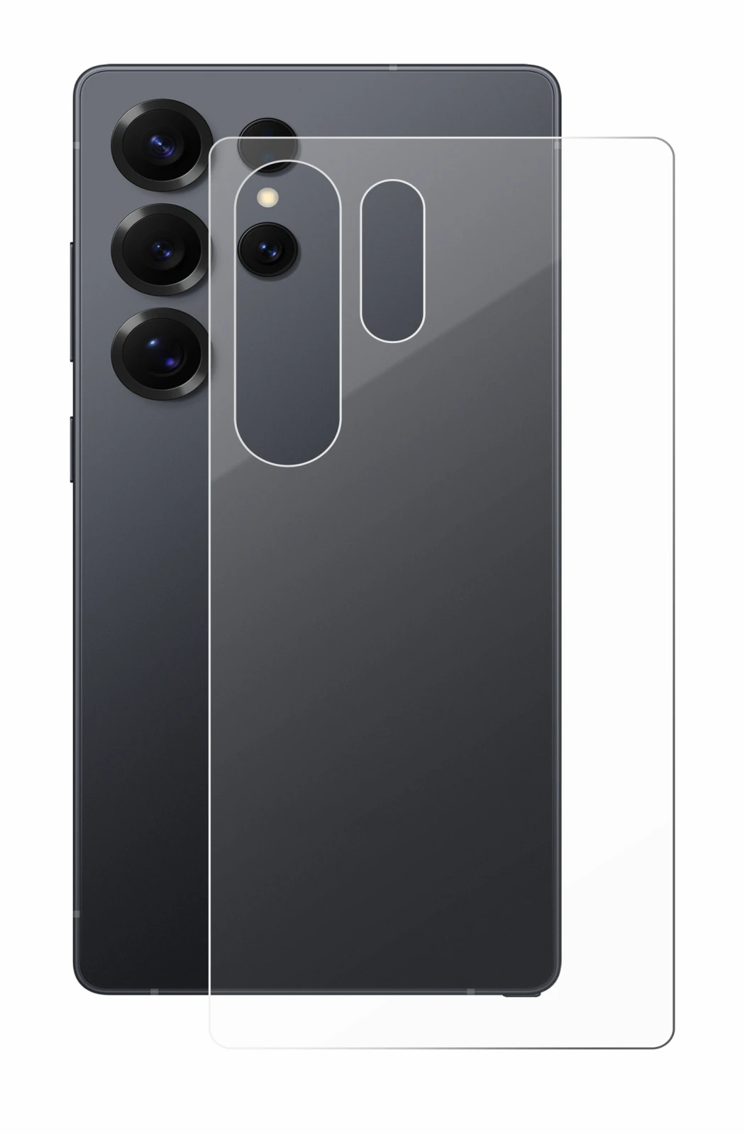 Image of the device Samsung Galaxy S25 Ultra Enterprise Edition (Back) with a wide variety of screen protectors.