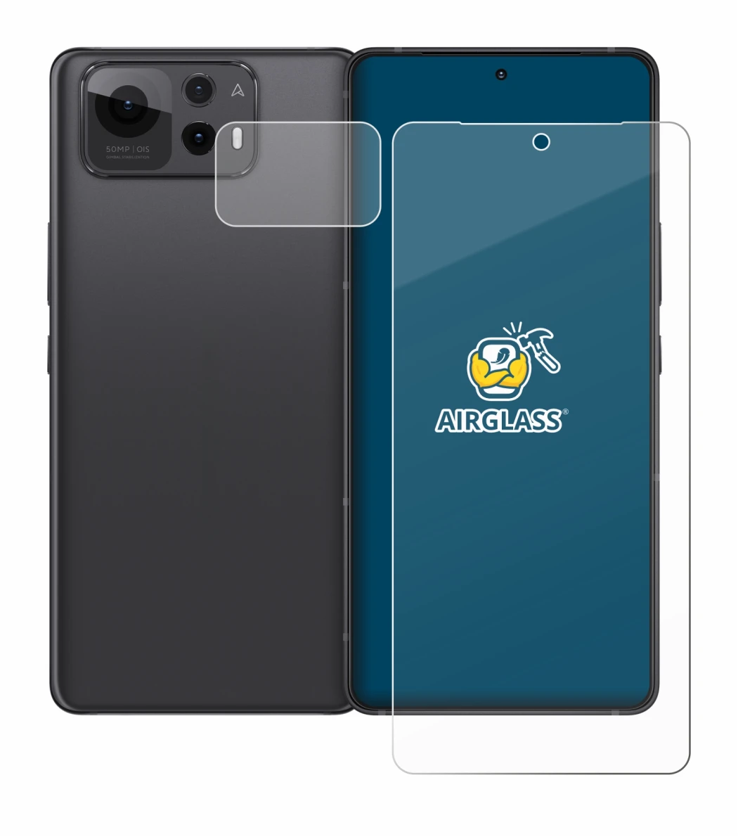 Image of the device ASUS ZenFone 12 Ultra (Front+Camera) with a wide variety of screen protectors.