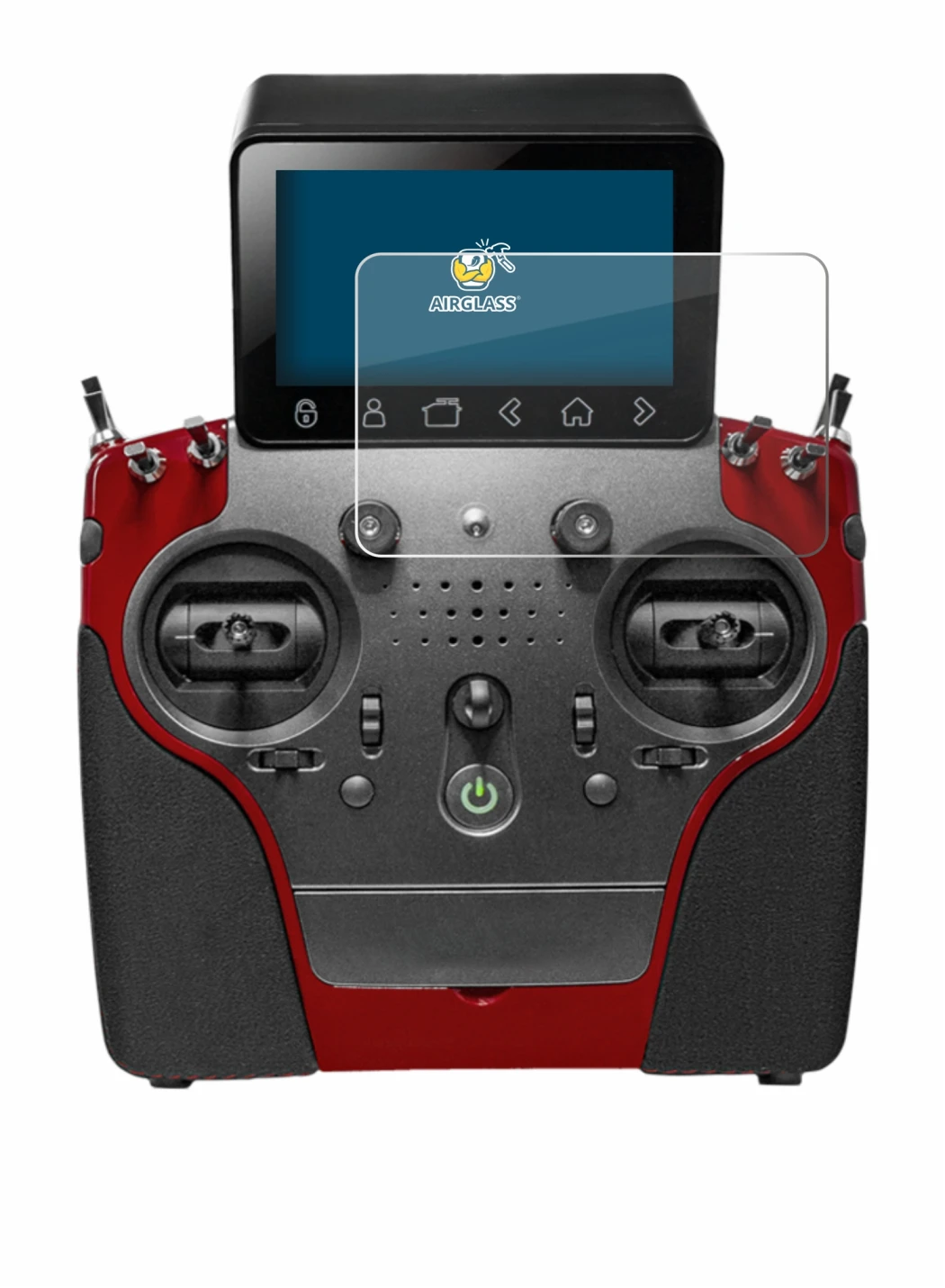 Image of the device PowerBox Systems Atom with a wide variety of screen protectors.