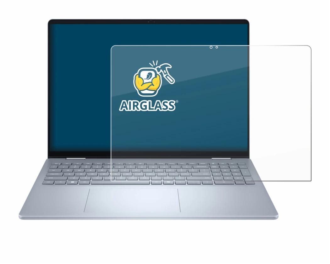 Image of the device Dell 16 Plus-2-in-1 with a wide variety of screen protectors.