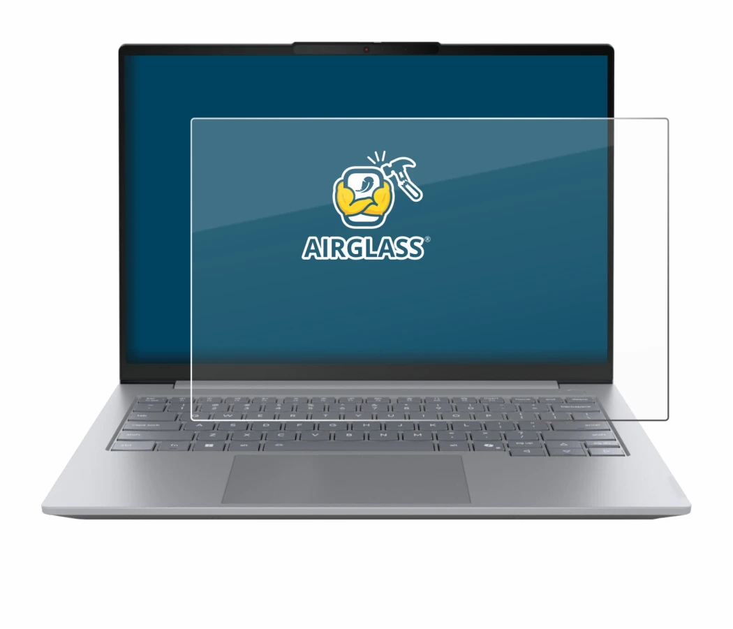 Image of the device Lenovo ThinkBook 14 Gen 8 with a wide variety of screen protectors.