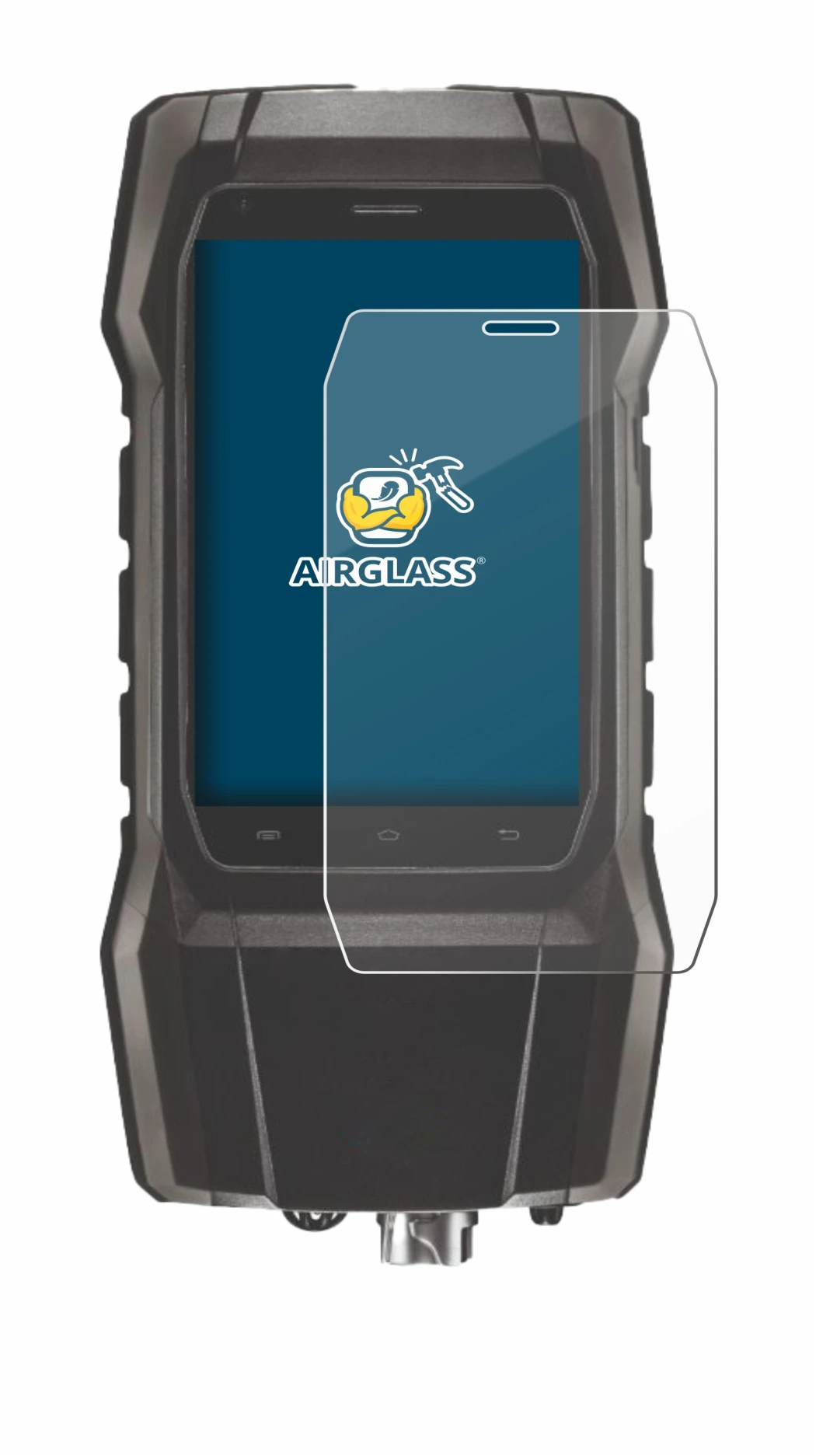 Image of the device Testo 300 with a wide variety of screen protectors.