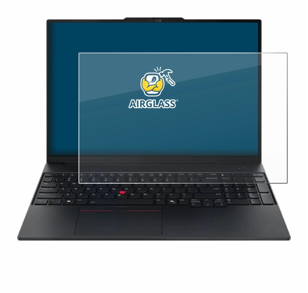 Image of the device Lenovo ThinkPad E16 Gen 3 with a wide variety of screen protectors.