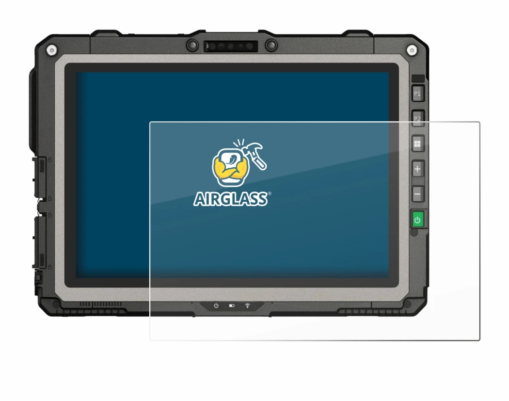 Image of the device Getac UX10 G3 with a wide variety of screen protectors.