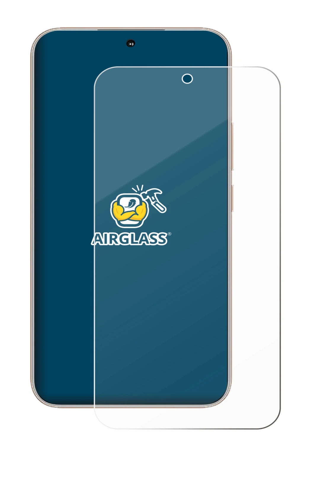 Image of the device Honor 400 with a wide variety of screen protectors.