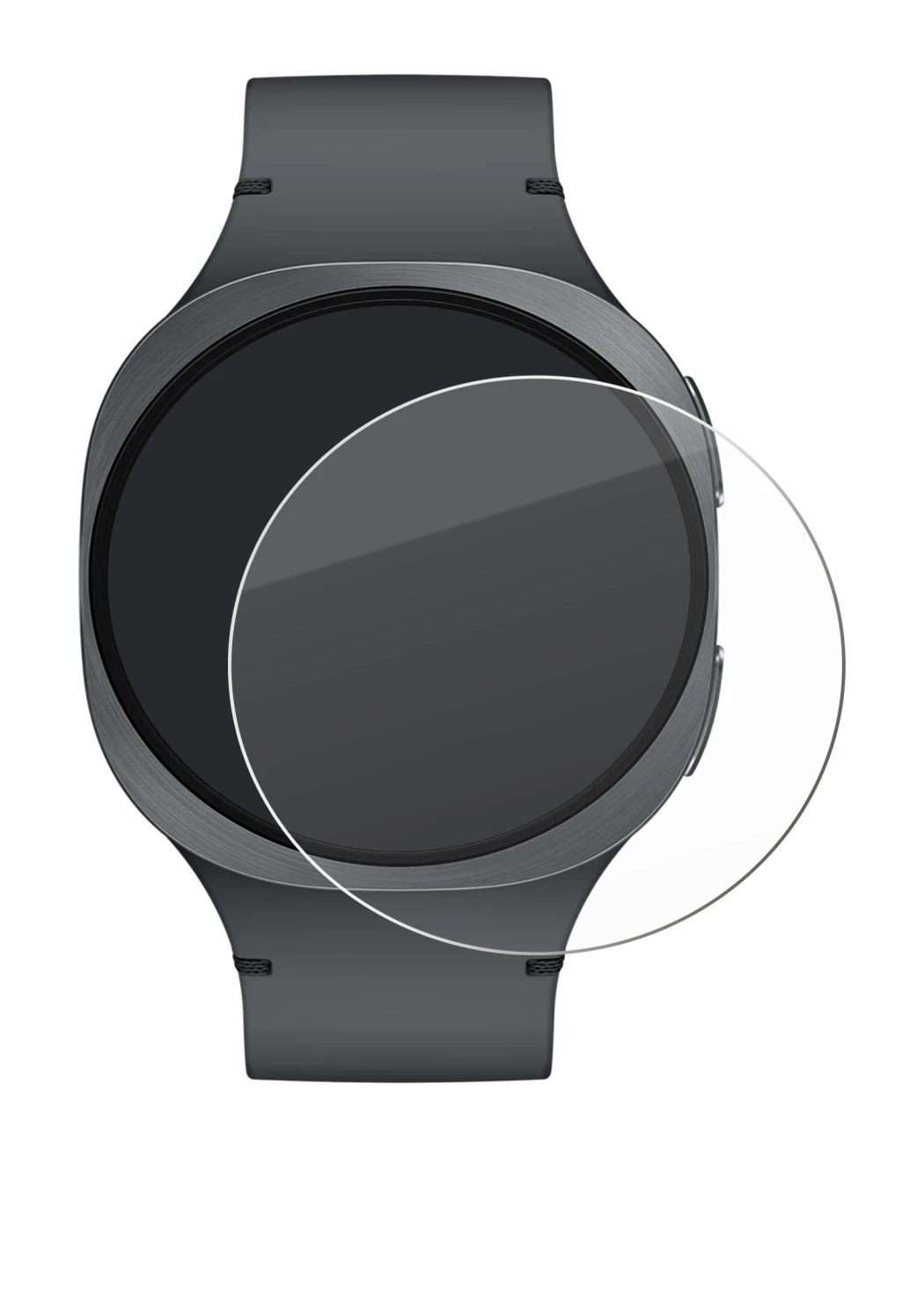 Image of the device Samsung Galaxy Watch 8 (40 mm) with a wide variety of screen protectors.