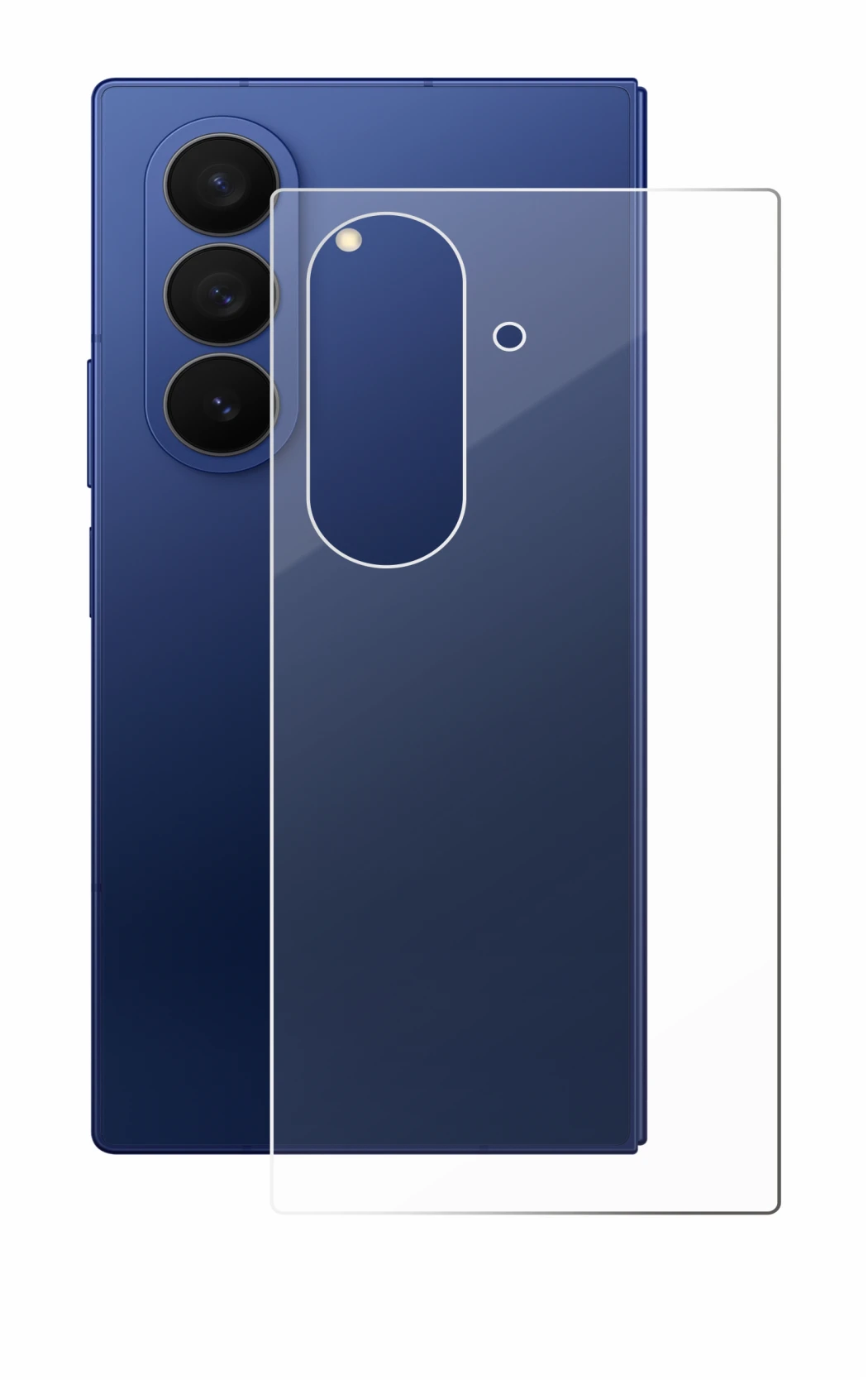 Image of the device Samsung Galaxy Z Fold 7 (Back) with a wide variety of screen protectors.