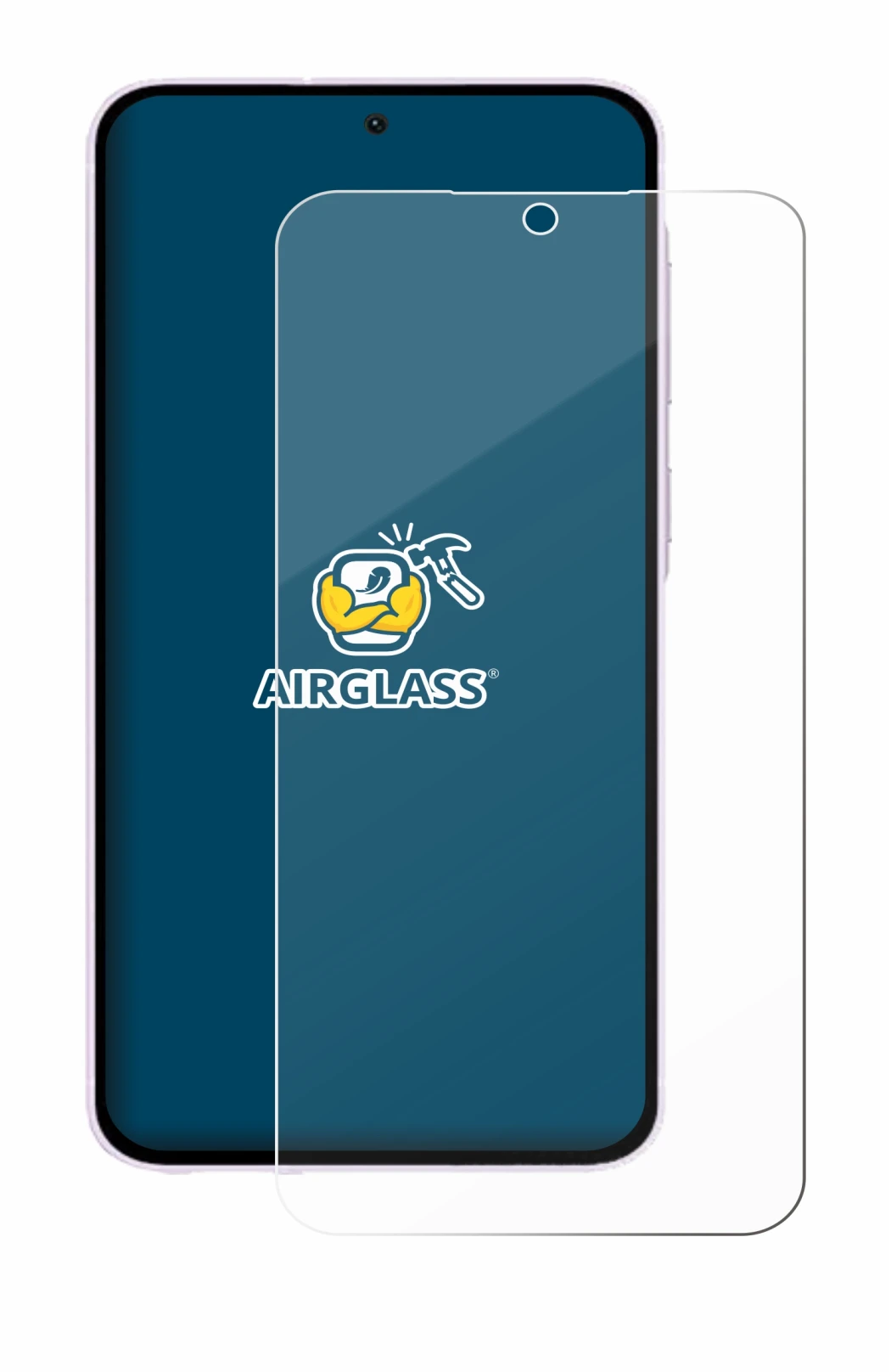 Image of the device Samsung Galaxy A56 5G (case-friendly) with a wide variety of screen protectors.