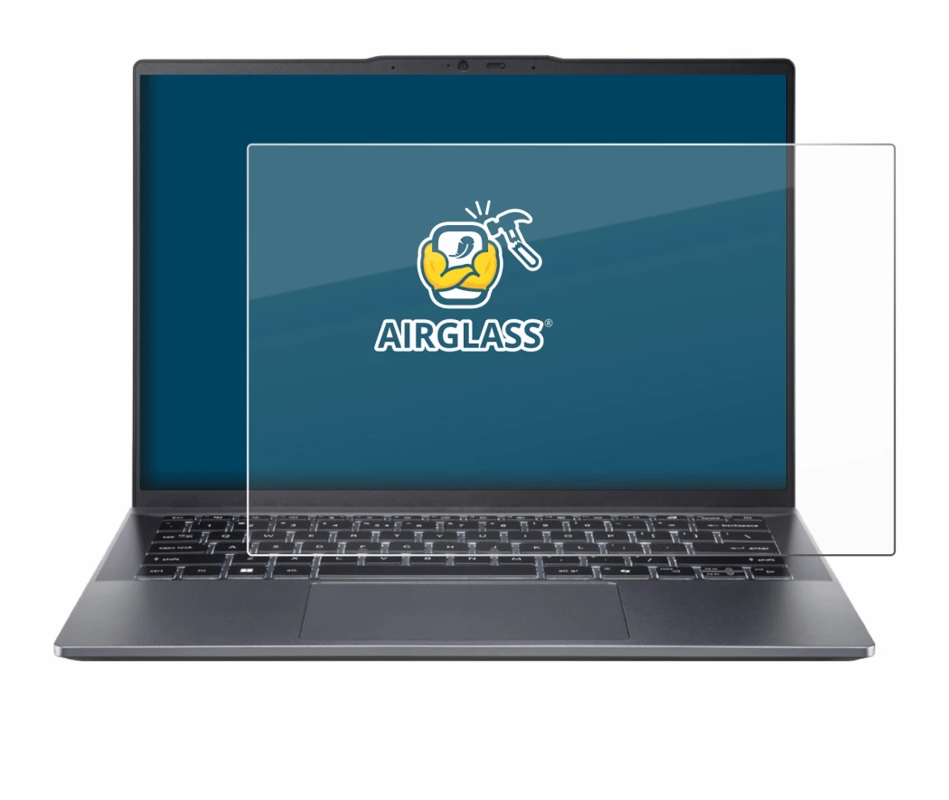 Image of the device Acer Swift Go 14 OLED with a wide variety of screen protectors.