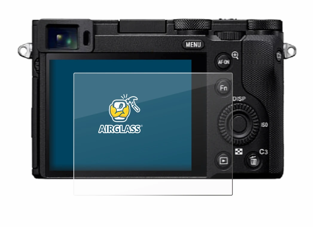 Image of the device Sony RX1R III with a wide variety of screen protectors.