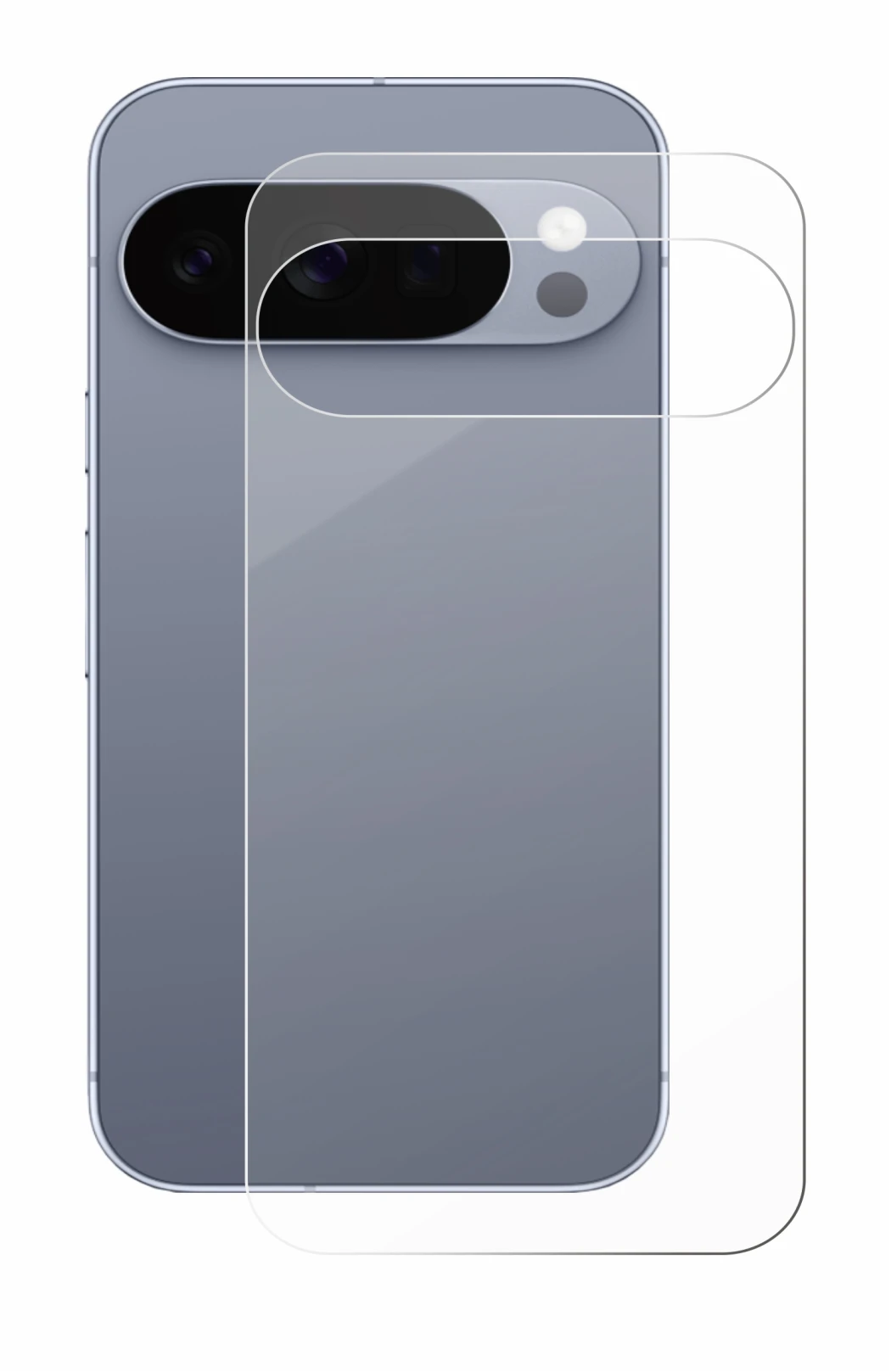 Image of the device Google Pixel 10 Pro (Back) with a wide variety of screen protectors.