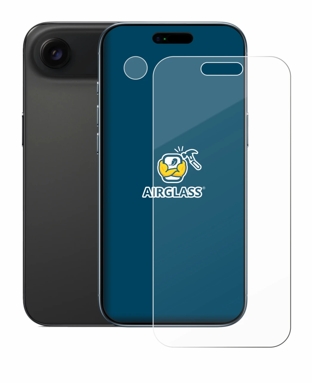 Image of the device Apple iPhone Air (Front+Camera) with a wide variety of screen protectors.