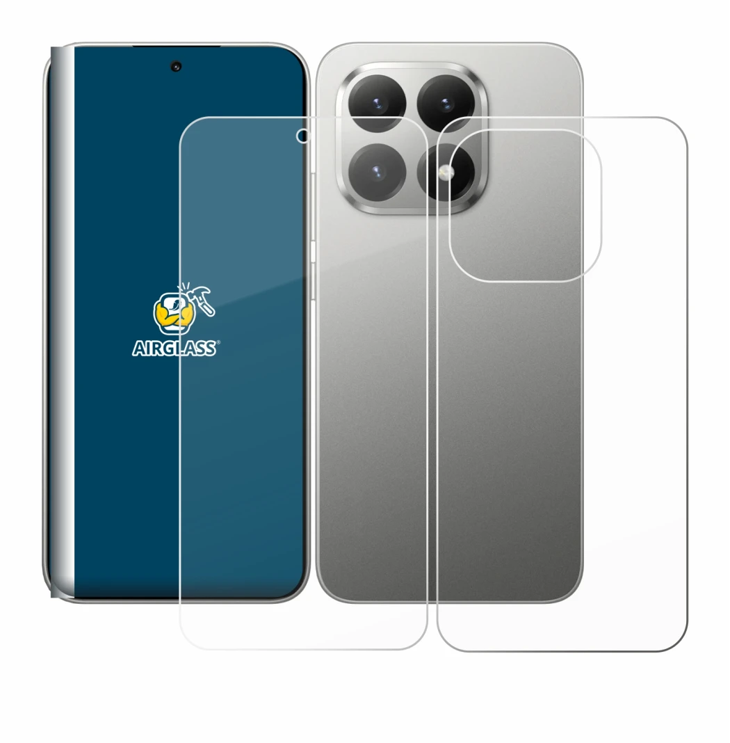 Image of the device Xiaomi 15T (Front+Back) with a wide variety of screen protectors.