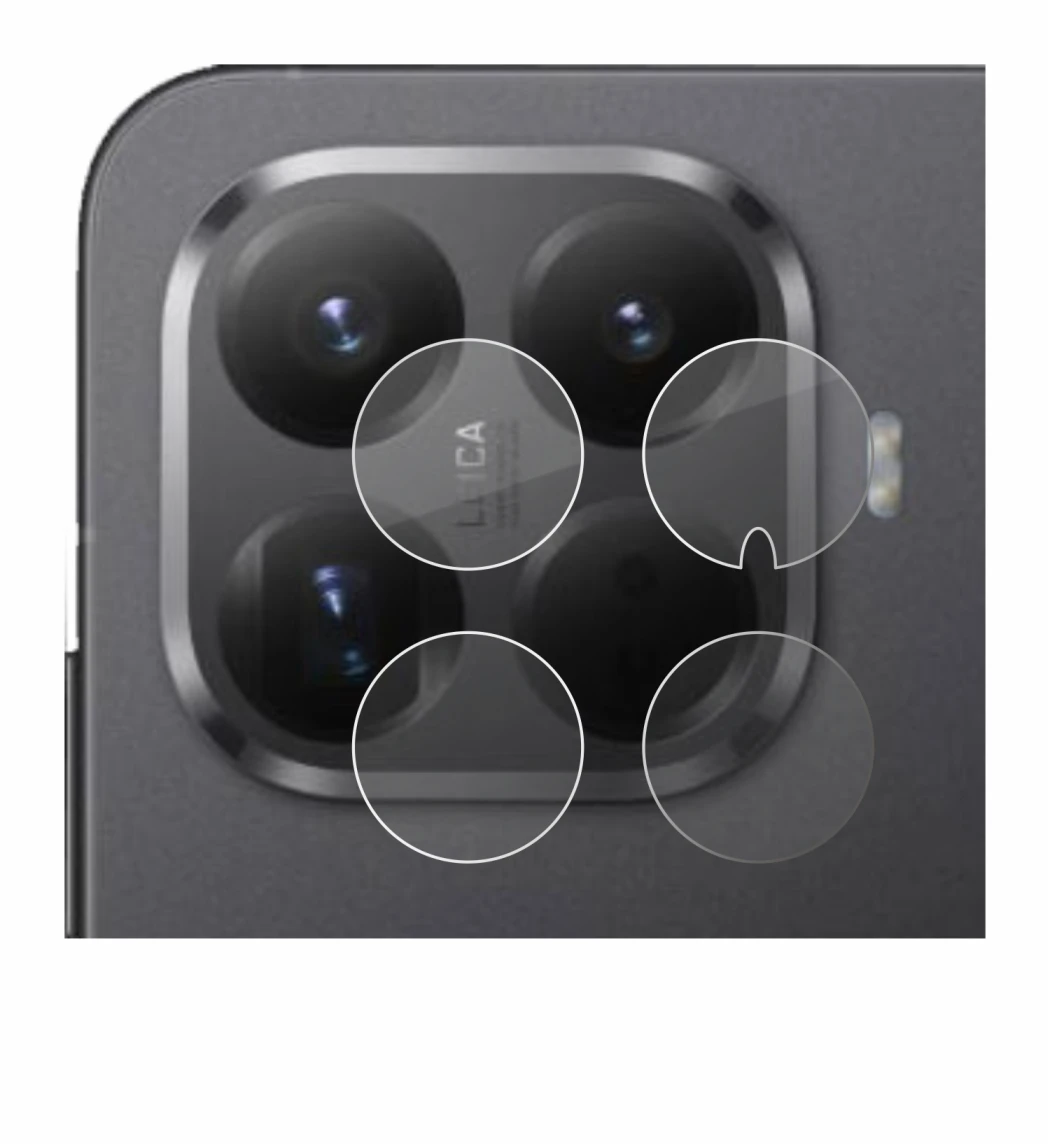 Image of the device Xiaomi 15T Pro (ONLY Camera Lens) with a wide variety of screen protectors.