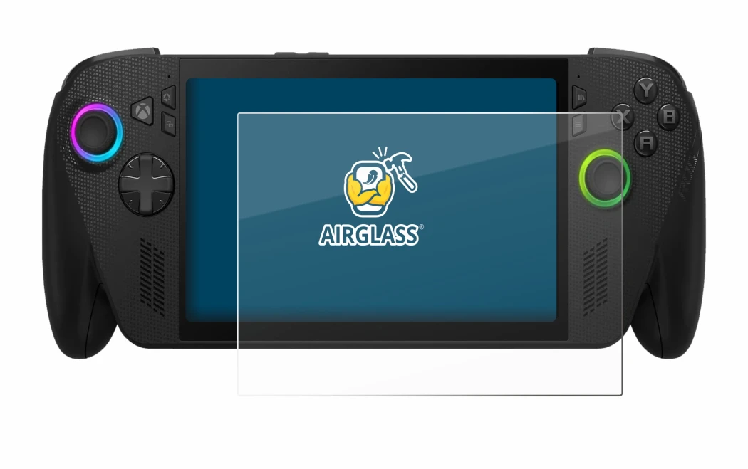 Image of the device ASUS ROG Xbox Ally X with a wide variety of screen protectors.