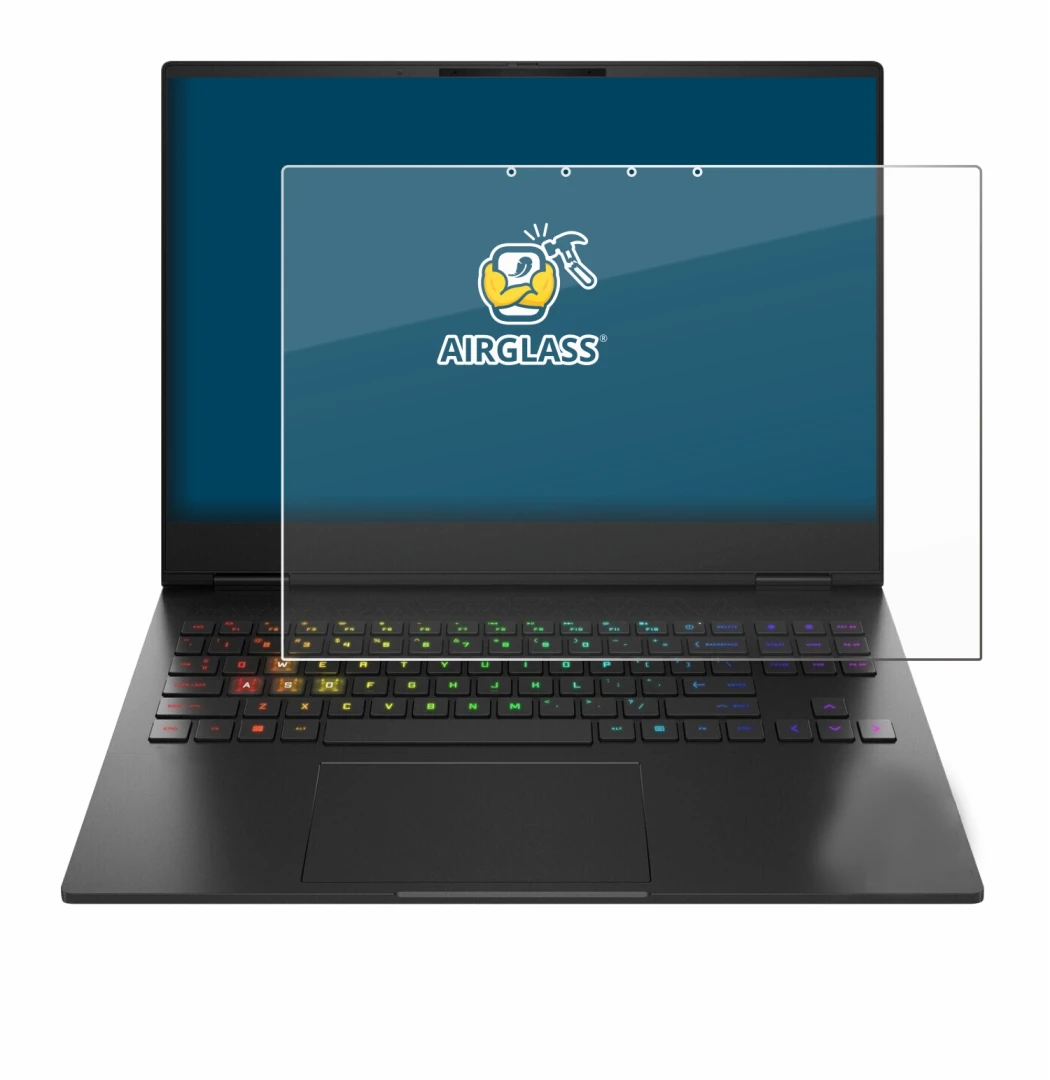 Image of the device HP Omen Transcend 16-u1000nl with a wide variety of screen protectors.