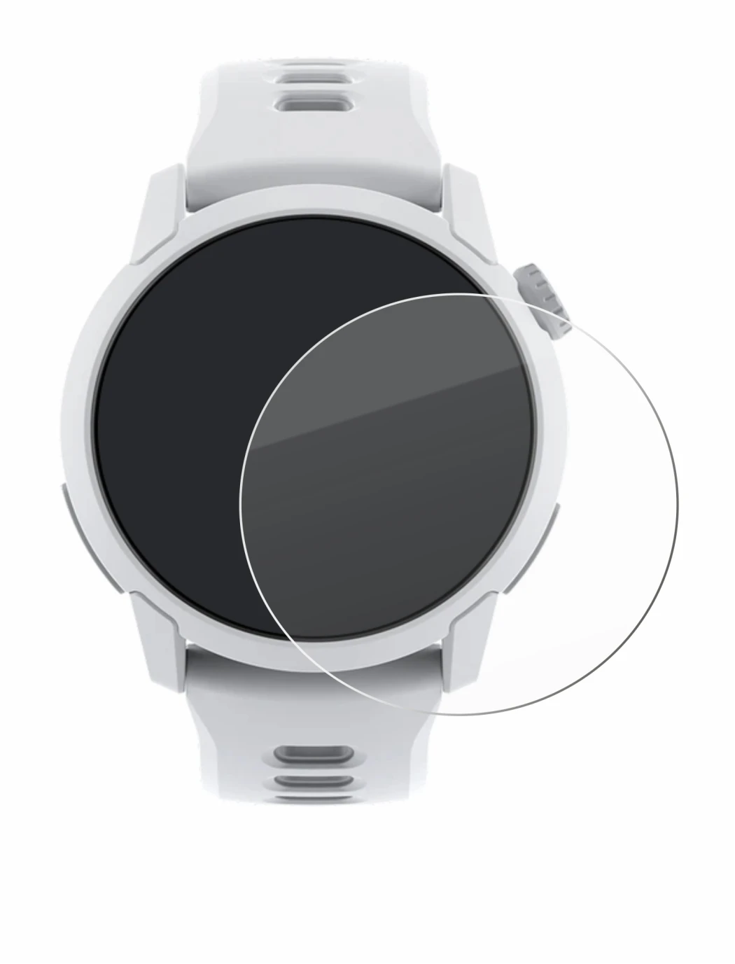 Image of the device Coros Pace 4 with a wide variety of screen protectors.