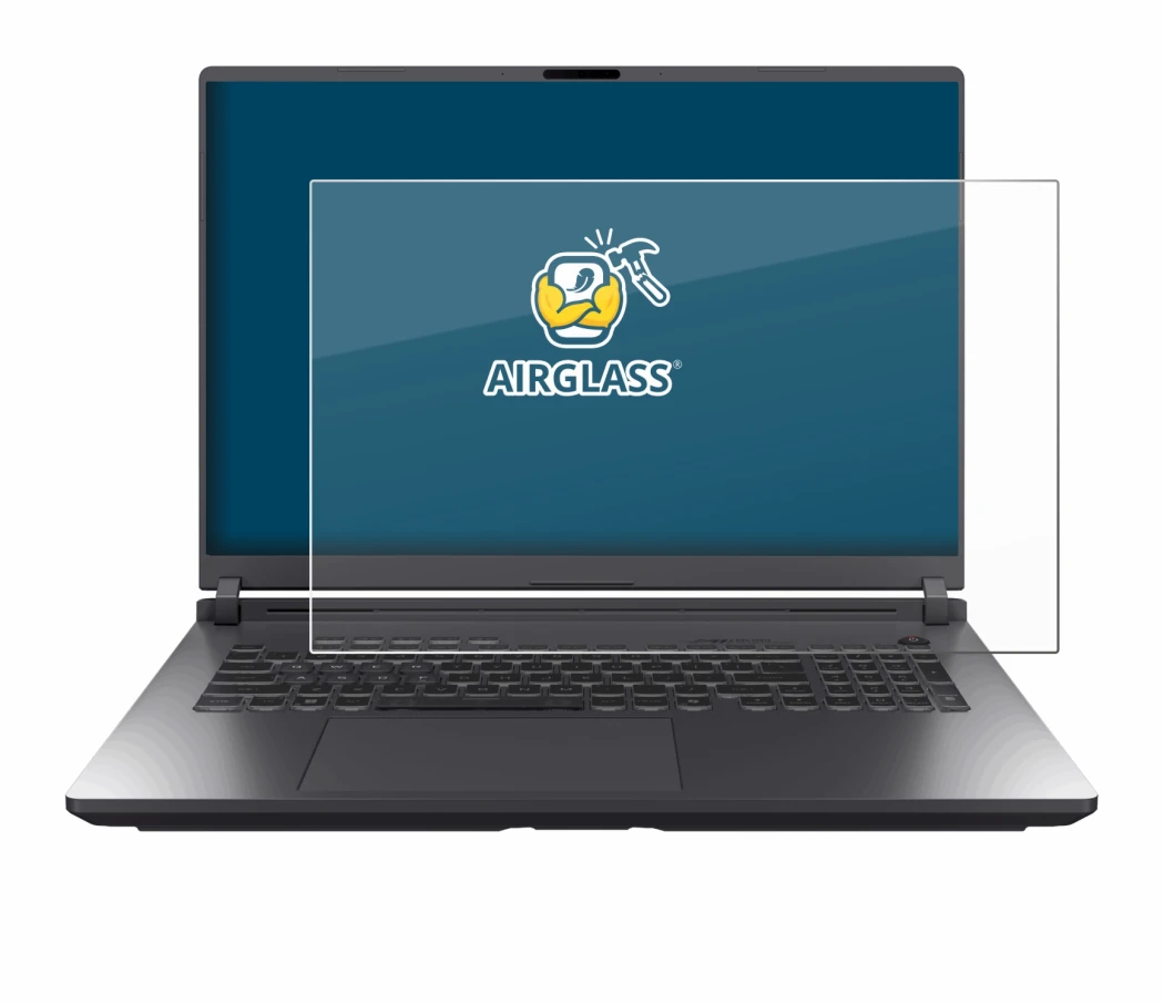 Image of the device ASUS ROG Strix G18 G815 2025 with a wide variety of screen protectors.