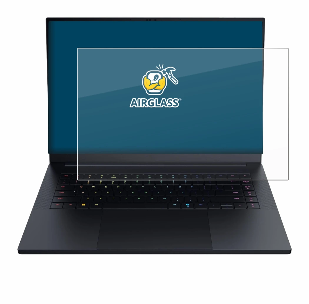 Image of the device Razer Blade 16 2025 with a wide variety of screen protectors.