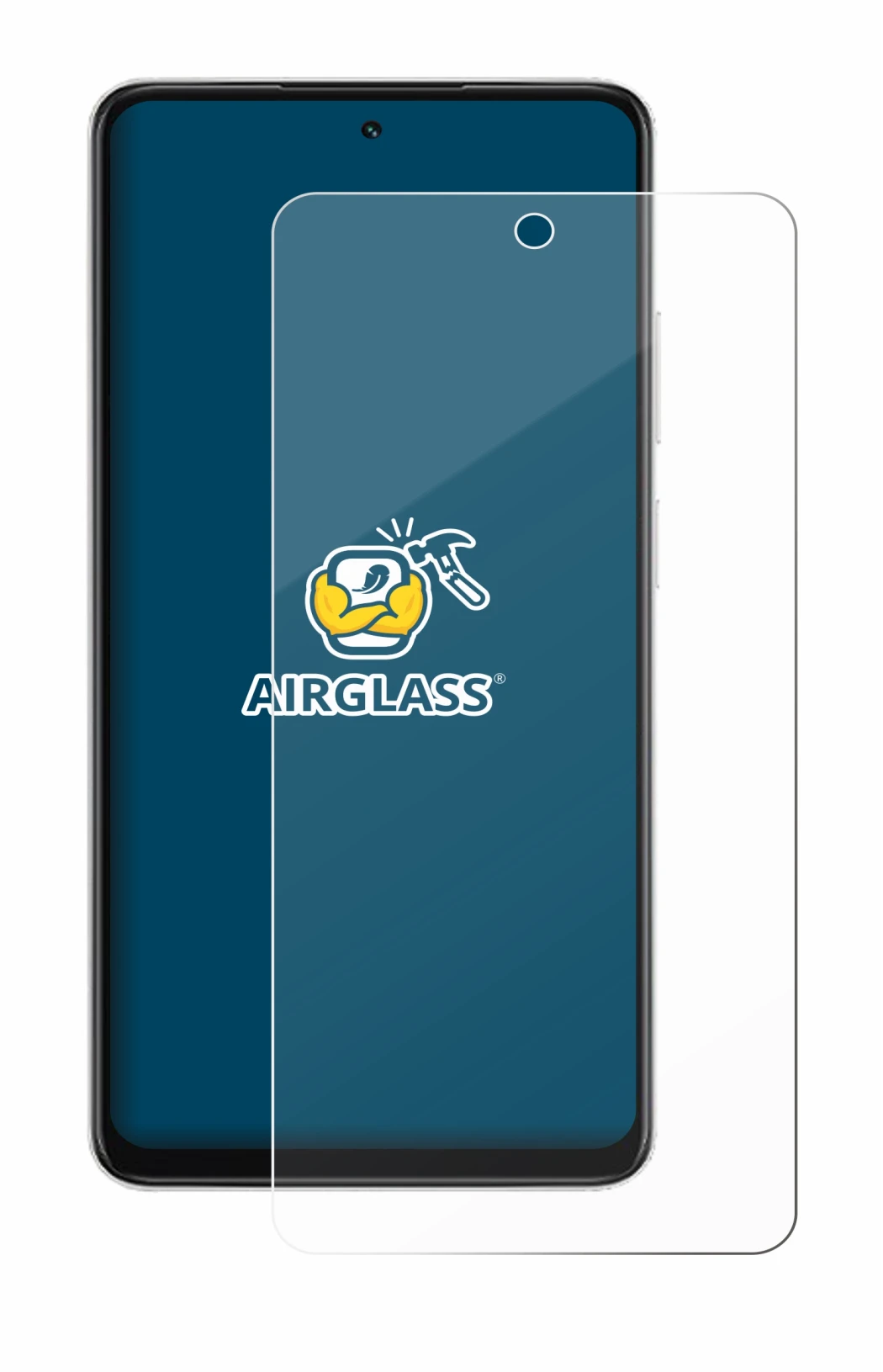Image of the device Oppo A5x with a wide variety of screen protectors.