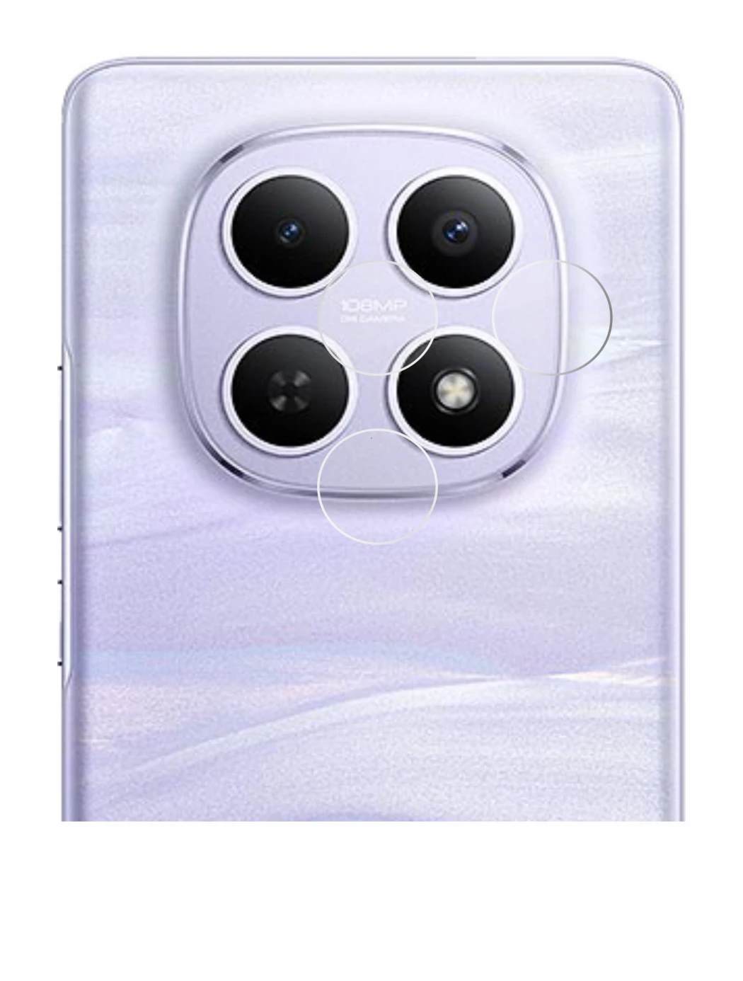 Image of the device Xiaomi Redmi Note 15 (ONLY Camera) with a wide variety of screen protectors.