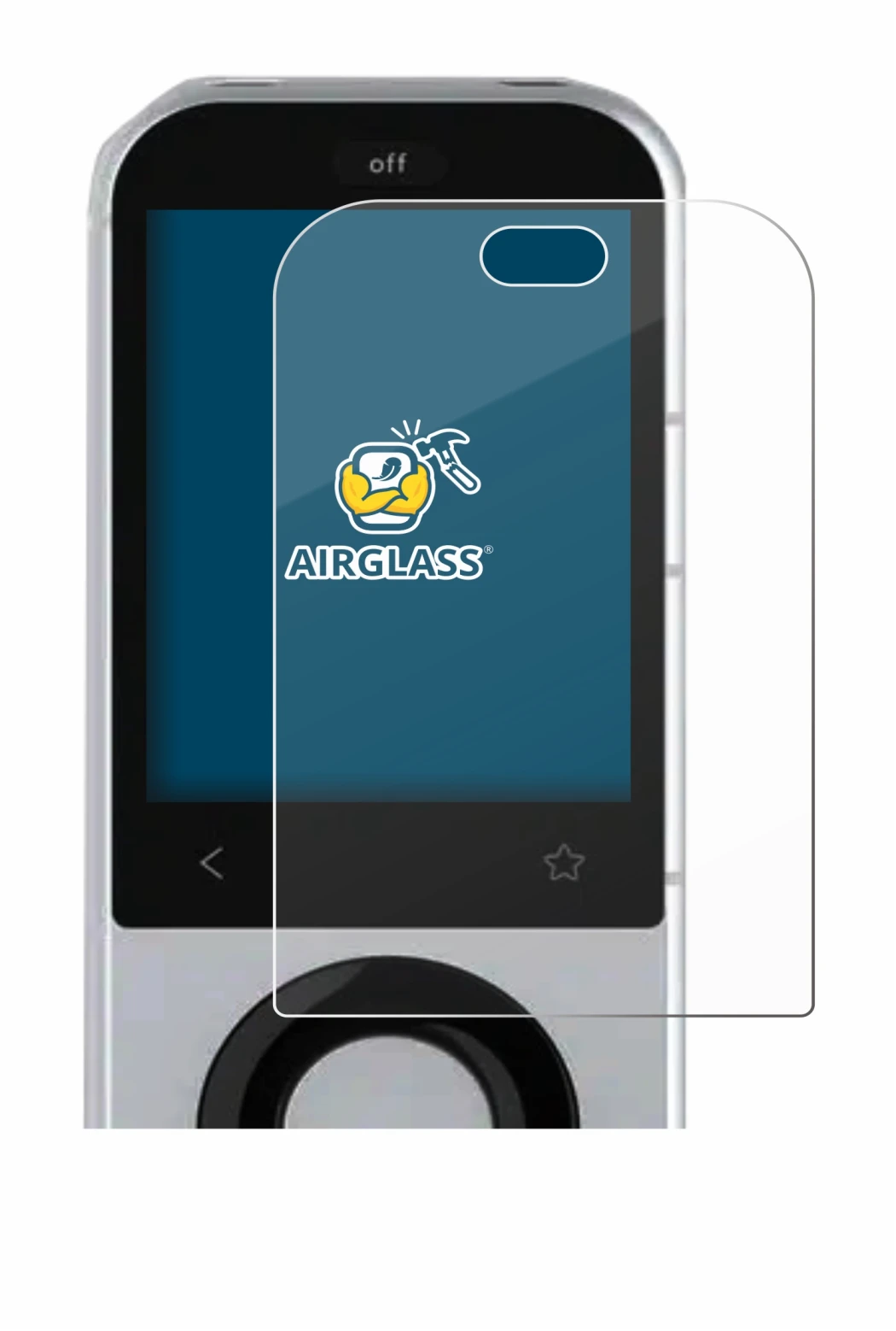 Image of the device Sofabaton X2 with a wide variety of screen protectors.