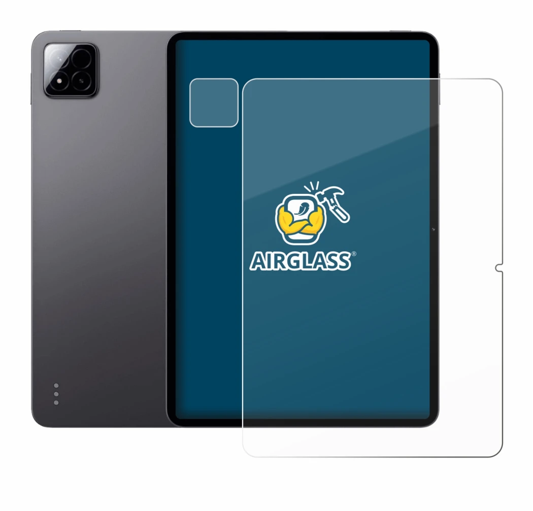 Image of the device Xiaomi Pad 7 Pro (Front+Camera) with a wide variety of screen protectors.