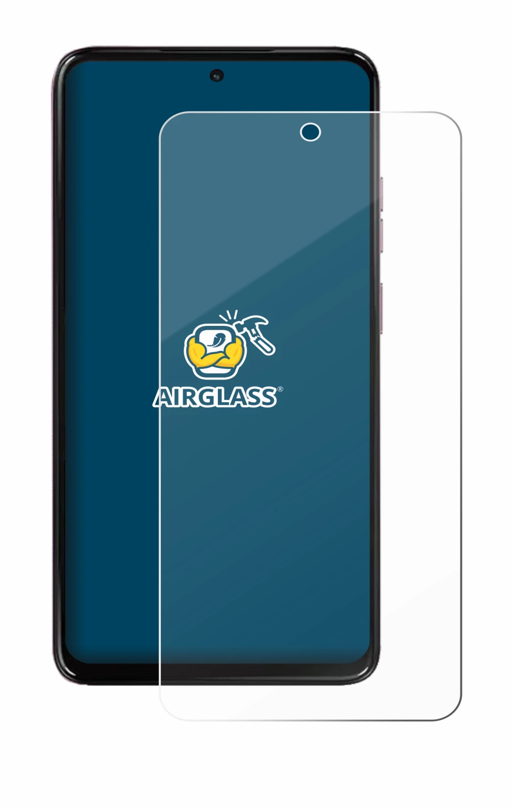 Image of the device Motorola Moto G17 with a wide variety of screen protectors.