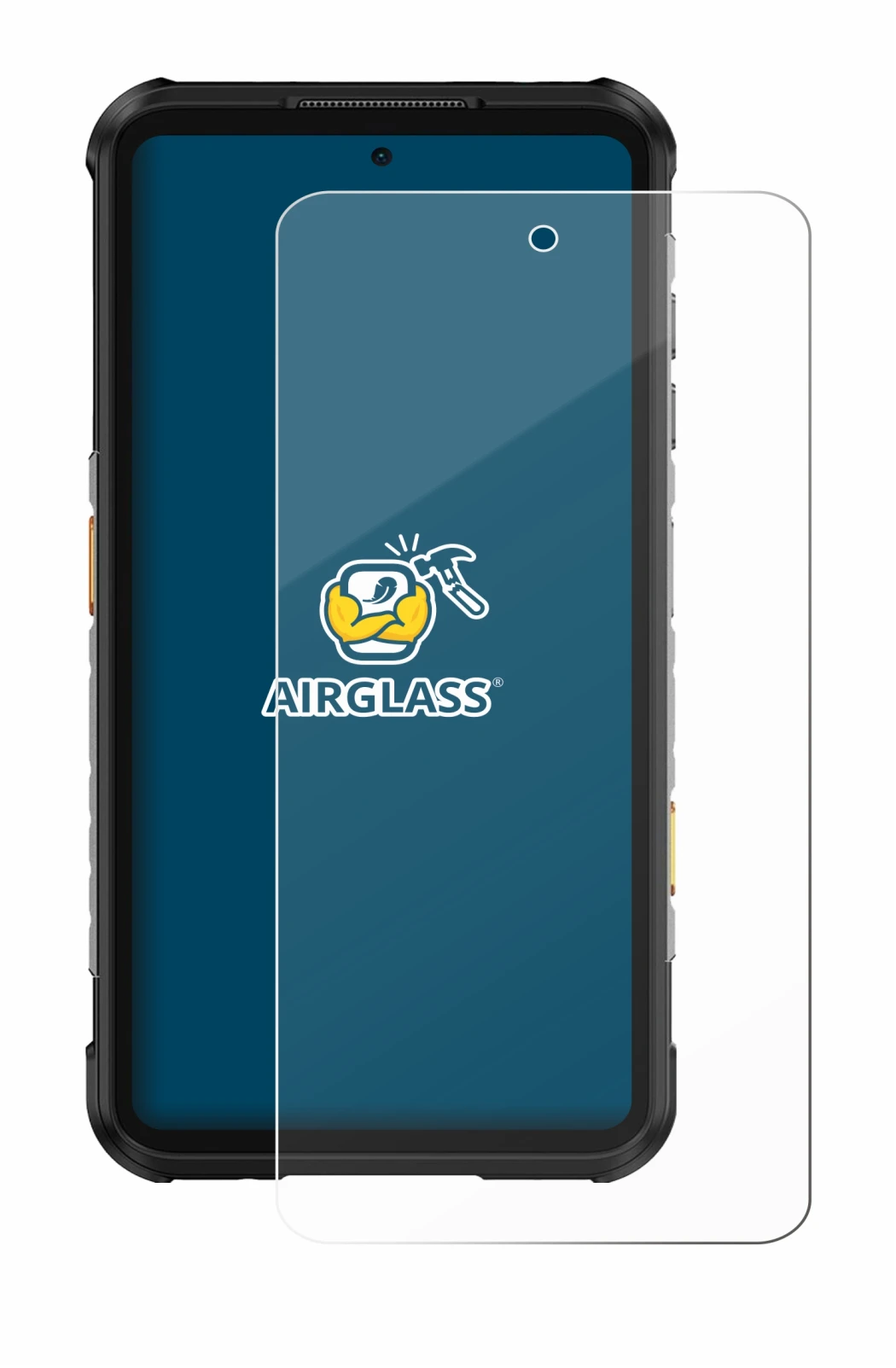Image of the device Ulefone RugOne Xever 7 Pro with a wide variety of screen protectors.