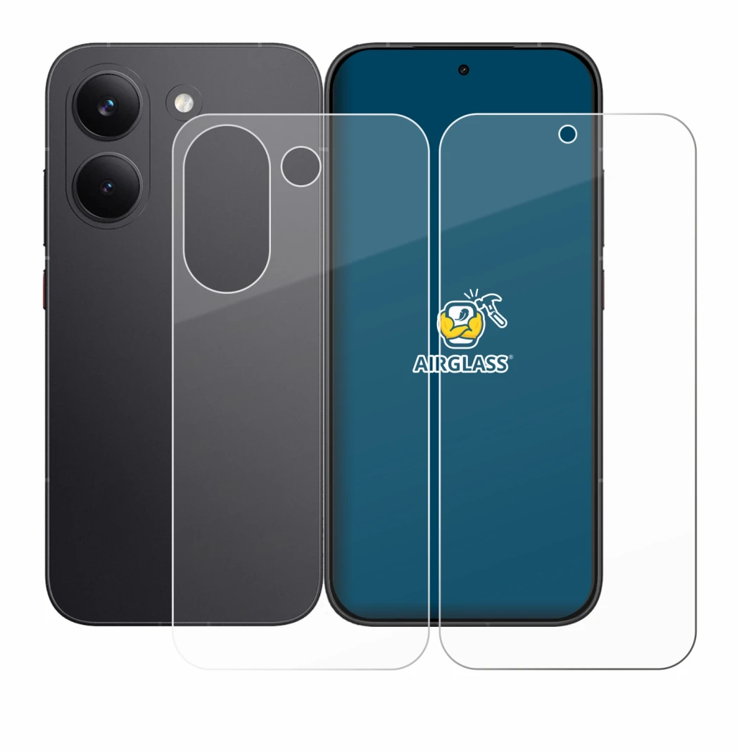 Image of the device Xiaomi Poco X8 Pro (Front+Back) with a wide variety of screen protectors.