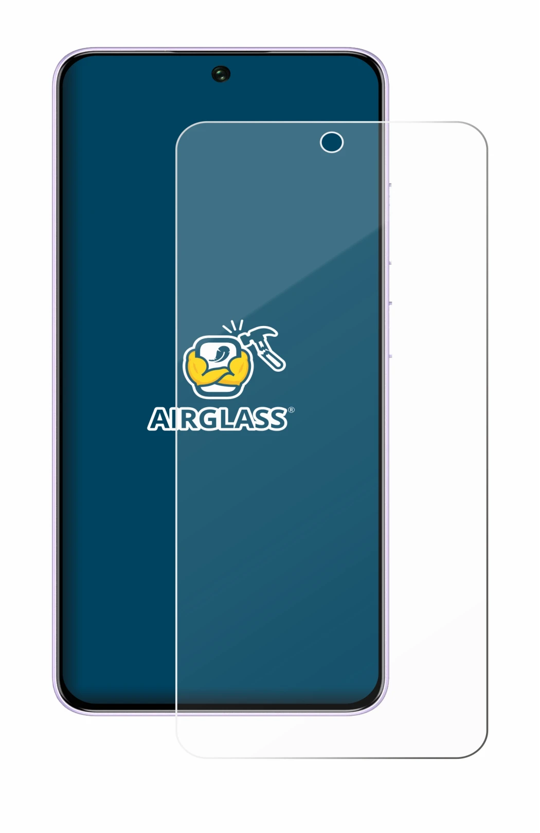Image of the device Oukitel C26 with a wide variety of screen protectors.